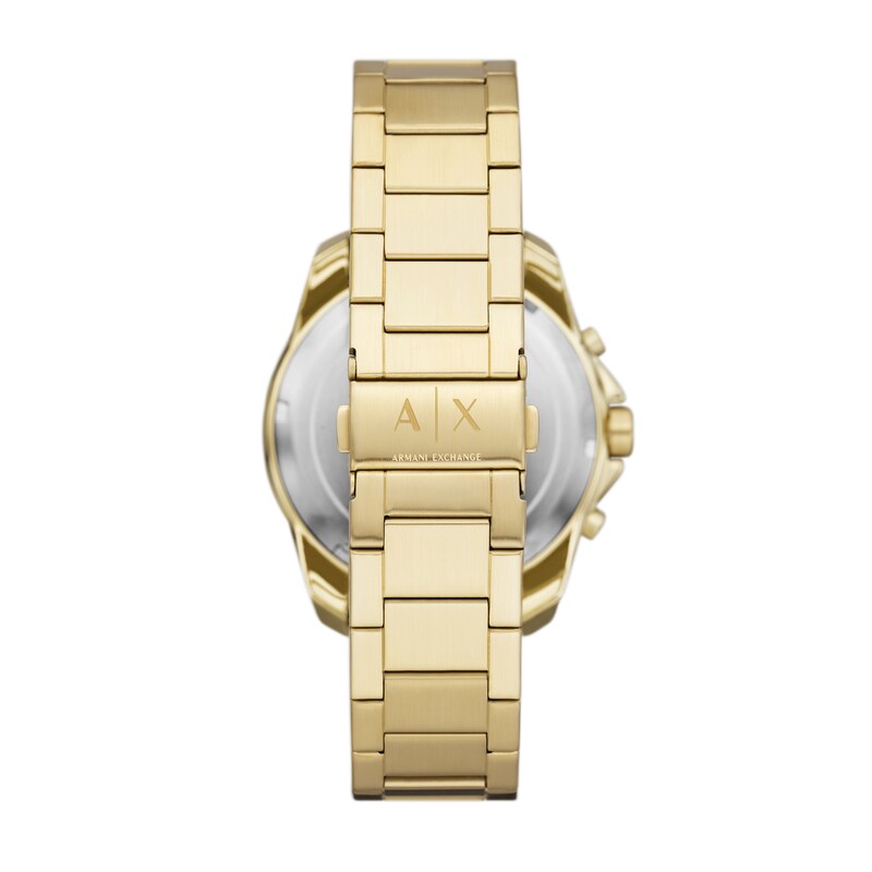 Main Image 2 of Men’s Armani Exchange Spencer Gold-Tone IP Chronograph Watch with Textured Black Dial (Model: AX1958)