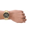 Thumbnail Image 5 of Men’s Armani Exchange Spencer Gold-Tone IP Chronograph Watch with Textured Black Dial (Model: AX1958)