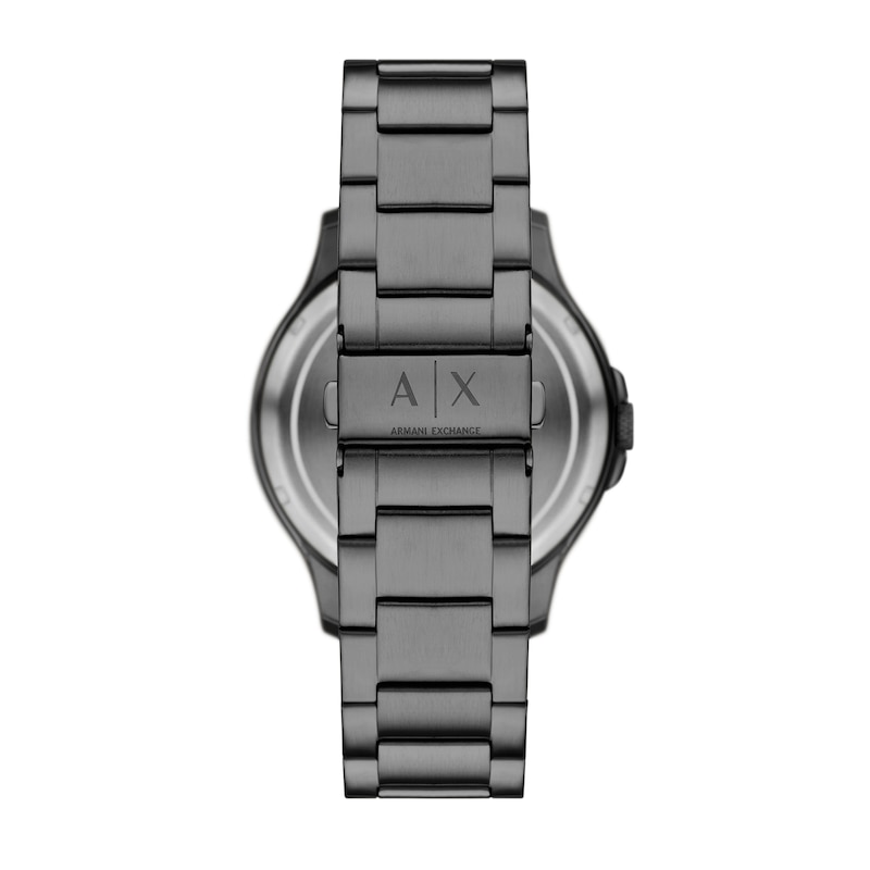 Main Image 2 of Men’s Armani Exchange Hampton Gunmetal Grey IP Automatic Watch with Black Skeleton Dial (Model: AX2458)