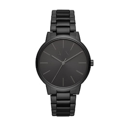 Men’s Armani Exchange  Black IP Watch with Black Dial (Model: AX2701)