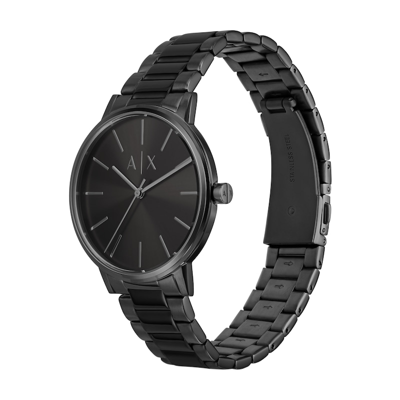 Main Image 3 of Men’s Armani Exchange  Black IP Watch with Black Dial (Model: AX2701)