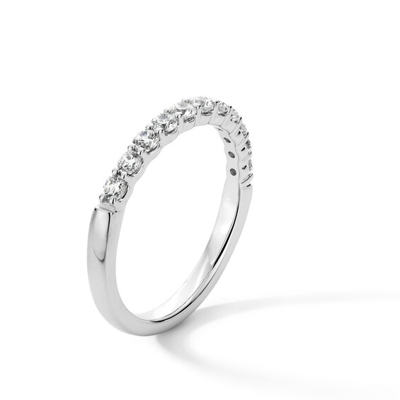 1/2 CT. T.w. Certified Lab-Grown Diamond Band in 14K White Gold (I/Si2)
