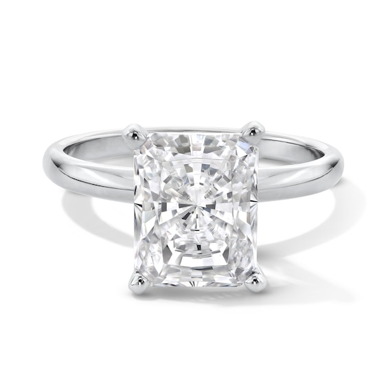 3 CT. Radiant-Cut Certified Lab-Grown Diamond Solitaire Engagement Ring in 14K White Gold (F/Vs2)