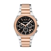 Thumbnail Image 1 of Men’s Armani Exchange Rafael Two-Tone IP Chronograph Watch with Black Dial (Model: AX4181)