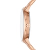 Thumbnail Image 3 of Ladies’ Armani Exchange Lola Rose-Tone IP Watch with White Dial and Heart Pendant Box Set (Model: AX7145SET)