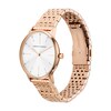 Thumbnail Image 6 of Ladies’ Armani Exchange Lola Rose-Tone IP Watch with White Dial and Heart Pendant Box Set (Model: AX7145SET)