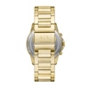 Thumbnail Image 2 of Men’s Armani Exchange Banks Gold-Tone IP Chronograph Watch with Blue Dial and Chain Bracelet Box Set (Model: AX7151SET)