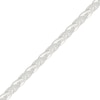 Thumbnail Image 1 of 1/10 CT. T.W. Diamond Braided Link Bracelet in Sterling Silver - 7.25"