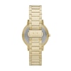 Thumbnail Image 2 of Men's Armani Exchange Cayde Gold-Tone IP Watch with Black Dial and Black Agate Bead Bracelet Box Set (Model: AX7119)