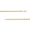 Thumbnail Image 2 of 5.5mm Glitter Rope Chain Necklace in Solid 10K Gold - 22"