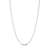 Thumbnail Image 1 of 1.6mm Glitter Rope Chain Necklace in Solid 10K White Gold - 16"