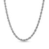 Thumbnail Image 1 of 5.5mm Glitter Rope Chain Necklace in Solid 10K White Gold - 24"
