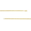 Thumbnail Image 2 of 2.4mm Glitter Rope Chain Necklace in Solid 10K Gold - 16"
