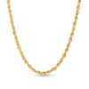 Thumbnail Image 1 of 5.5mm Glitter Rope Chain Necklace in Solid 10K Gold - 26&quot;