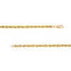 Thumbnail Image 2 of 5.5mm Glitter Rope Chain Necklace in Solid 10K Gold - 26&quot;