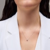 Thumbnail Image 2 of 1/2 CT. Certified Lab-Grown Diamond Miracle Solitaire Necklace in 14K White Gold (F/VS2) - 19"