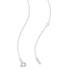 Thumbnail Image 3 of 1/2 CT. Certified Lab-Grown Diamond Miracle Solitaire Necklace in 14K White Gold (F/VS2) - 19"