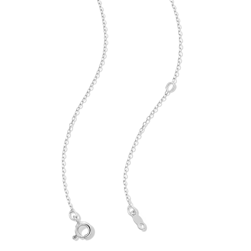 Main Image 3 of 1/2 CT. Certified Lab-Grown Diamond Miracle Solitaire Necklace in 14K White Gold (F/VS2) - 19"
