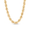 Thumbnail Image 1 of 10.0mm Glitter Rope Chain Necklace in Solid 10K Gold - 24"