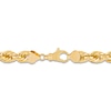 Thumbnail Image 3 of 10.0mm Glitter Rope Chain Necklace in Solid 10K Gold - 24"
