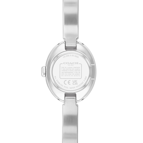 Ladies' Coach Sammy Bangle Watch with Oval Blue Dial (Model: 14504484)