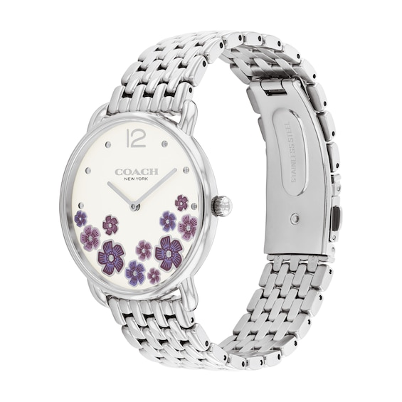Ladies' Coach Elliot Watch with Ivory Floral Dial (Model: 14504516)