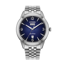 Men’s Citizen Eco-Drive® Dress Classic Rolan Watch with Blue Dial (AW0150-53L)