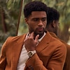 Thumbnail Image 5 of Men’s Citizen Eco-Drive® Dress Classic Rolan Two-Tone IP Watch with Brown Dial (Model: AW0156-57X)