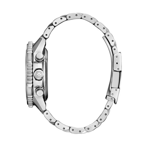 Menâs Citizen Eco-DriveÂ® Promaster Air Navihawk Chronograph Watch with Textured Silver-Tone Dial (Model: Ca4660-61A)