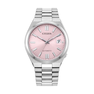 Unisex Citizen Tsuyosa Automatic Watch with Pink Dial (Model: NJ0200-50Z)