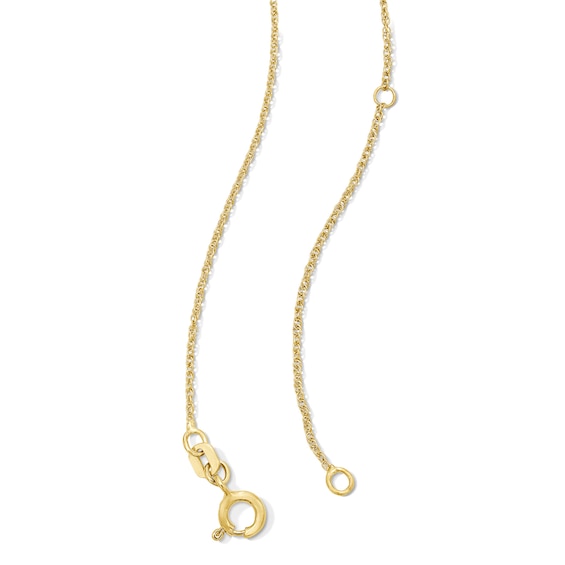 1/10 CT. Diamond Miracle Solitaire Pendant in Sterling Silver with 14K Gold Plate (J/I3)