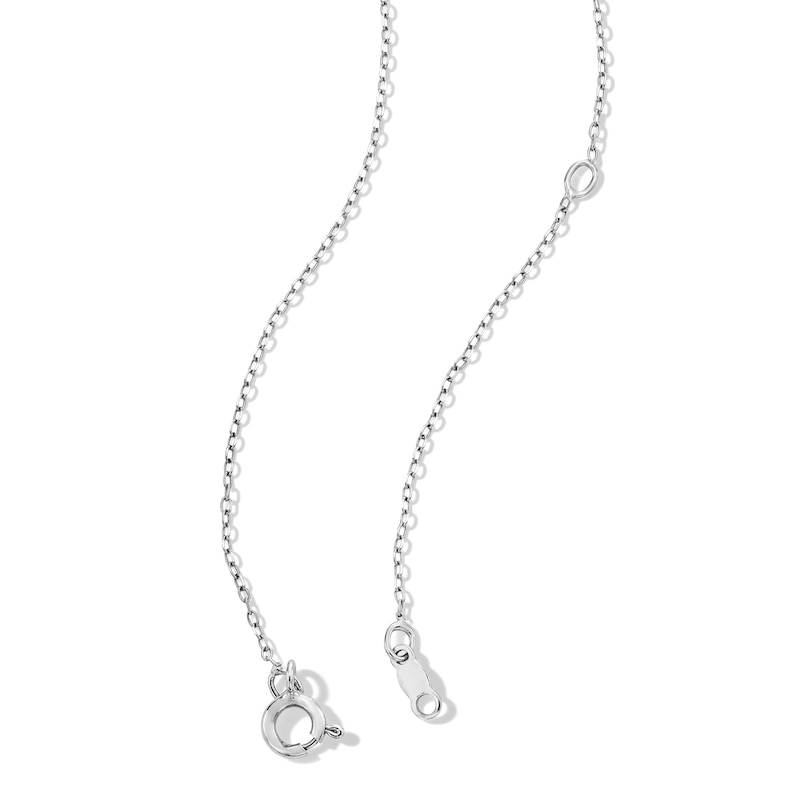 Main Image 3 of 1 CT. Certified Lab-Grown Diamond Miracle Solitaire Necklace in 14K White Gold (F/VS2) - 19"