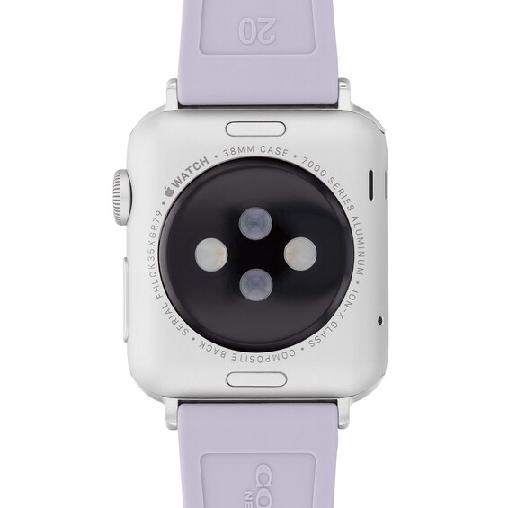 Ladies’ Coach Apple Watch Straps Purple Flower Interchangeable Replacement Band Smart Watch Attachment (Model: 14700293)