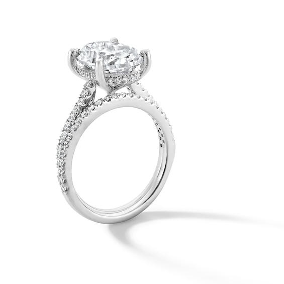 5-5/8 CT. T.w. Oval Certified Lab-Grown Diamond Bridal Set in 14K Gold (F/Vs2