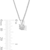 Thumbnail Image 4 of 1/4 CT. Diamond Miracle Solitaire Pendant in Sterling Silver (J/I3)