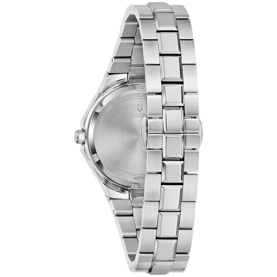 Ladies' Bulova Classic Prestige Watch with Textured Purple Dial (Model: 96M168)
