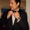 Thumbnail Image 4 of Men's Bulova Frank Sinatra 'The Very Thought of You' Collection Watch with Rectangular Black Dial (Model: 96B461)