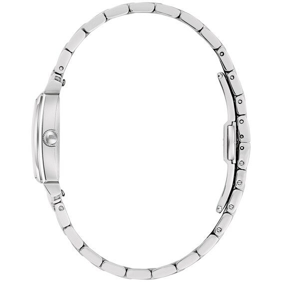 Ladiesâ Bulova Frank Sinatra 'The Very Thought of You' Collection Watch with Rectangular Black Dial (Model: 96L341)