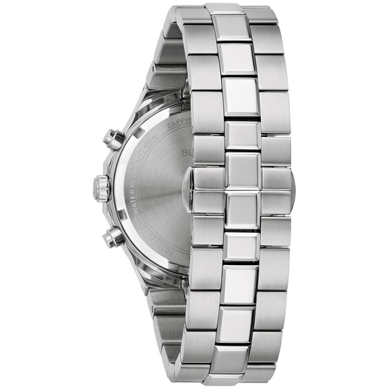 Men's Bulova Classic Prestige Chronograph Watch with Grey Dial (Model: 96B459)
