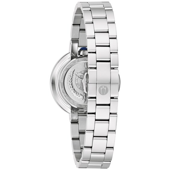 Ladies' Bulova Rubaiyat Watch with Pink Mother-of-Pearl Dial (Model: 96L338)