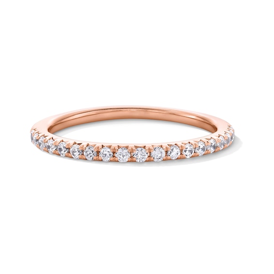 1/4 CT. T.w. Certified Lab-Grown Diamond Band in 14K Rose Gold (F/Vs2)