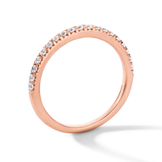 1/4 CT. T.w. Certified Lab-Grown Diamond Band in 14K Rose Gold (F/Vs2)