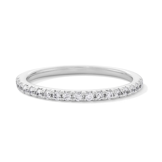 1/4 CT. T.w. Certified Lab-Grown Diamond Band in 14K White Gold (F/Vs2)