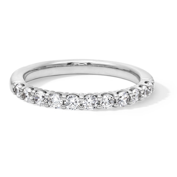 1/2 CT. T.w. Certified Lab-Grown Diamond Wedding Band in 14K White Gold (F/Vs2)
