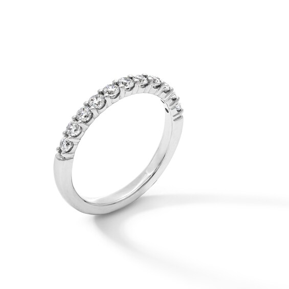 1/2 CT. T.w. Certified Lab-Grown Diamond Wedding Band in 14K White Gold (F/Vs2)