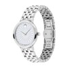 Thumbnail Image 2 of Ladies' Movado Museum® Classic Watch with Textured White Dial (Model: 607974)