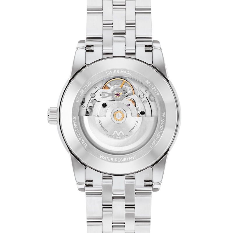 Main Image 3 of Men's Movado Museum® Classic Automatic Watch with Black Dial (Model: 608030)