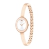 Thumbnail Image 2 of Ladies' Movado Museum® Rose-Tone PVD Bangle Watch with Silvery-White Sunray Dial (Model: 608071)