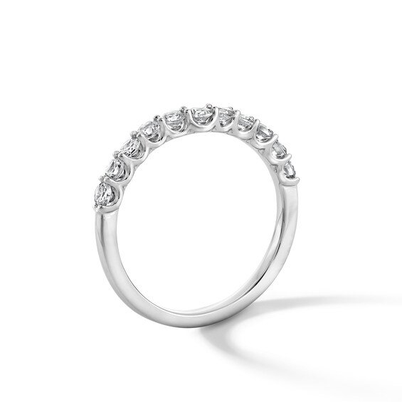 1/2 CT. T.w. Certified Lab-Grown Diamond Contour Band in Platinum (I/Si2)