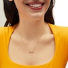 Thumbnail Image 2 of Puff Letter “MAMA” Necklace in 10K Gold